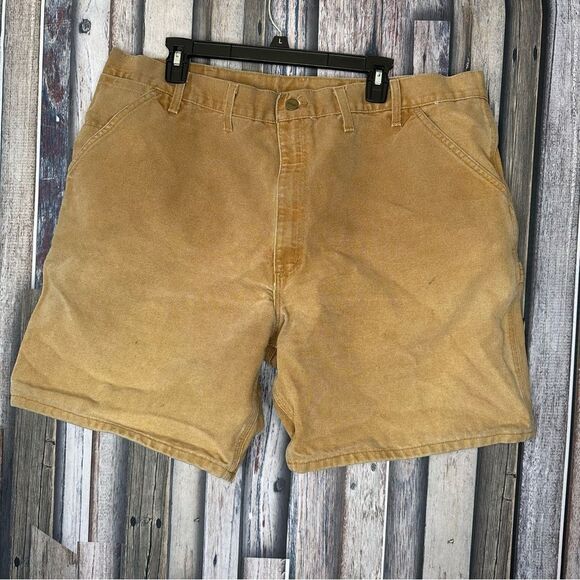 🔸BUNDLE ONLY🔸CARHARTT Flat Front Shorts - Picture 1 of 6